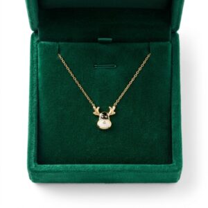 گردنی طلا بچگانه 18 عیار مدل سارینا 10